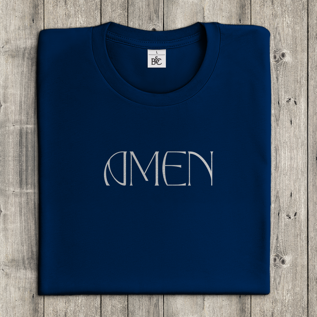 Christliches Damen T-Shirt »Amen« – Glaubens-Statement | by-grace.store