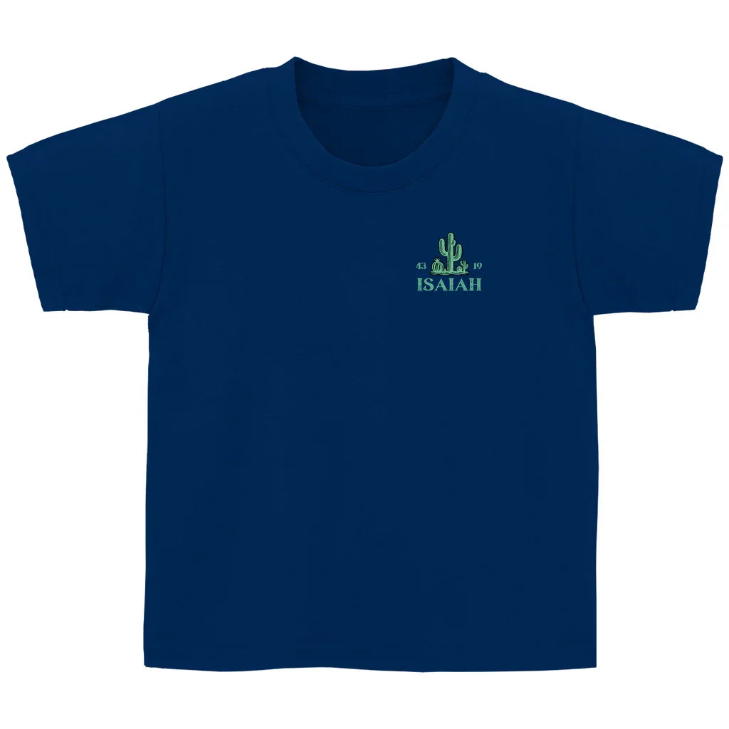 Kinder T-Shirt „Isaiah 43:19“ – Christliches Bio-Baumwolle Shirt mit Bibelvers | byGraceStore