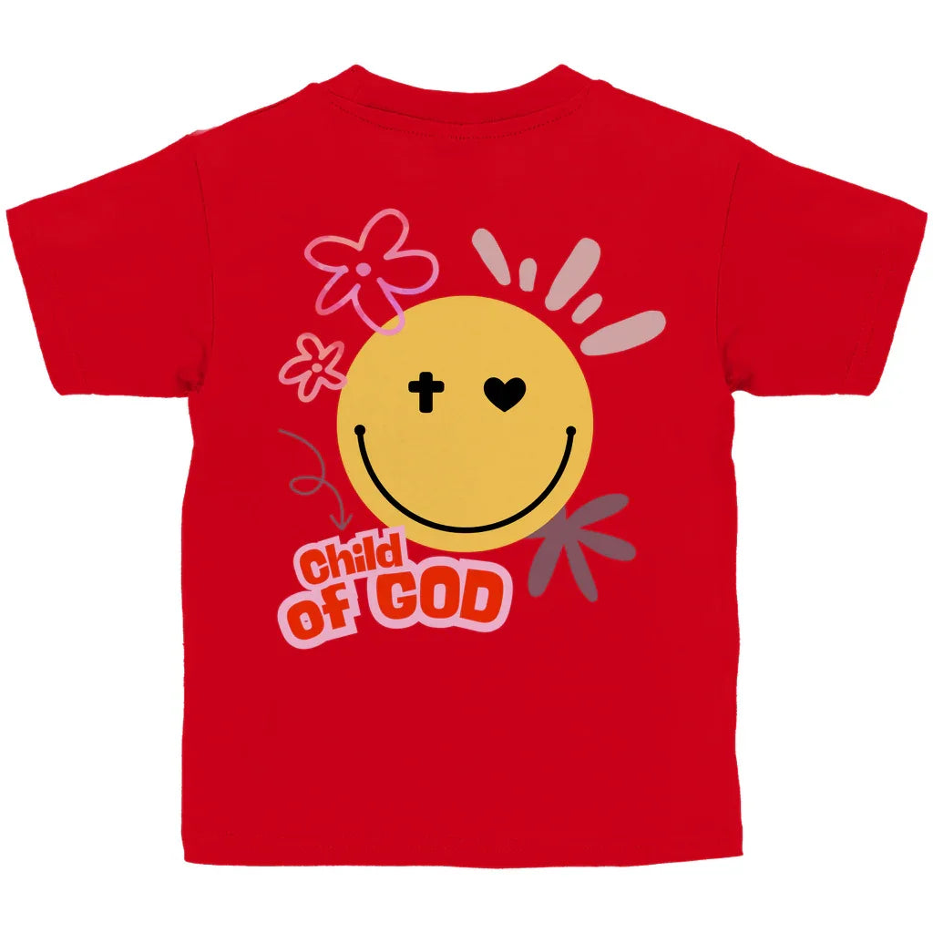 Kinder T-Shirt „Child of God“ – Christliches Basic Shirt für Jungen & Mädchen | byGraceStore