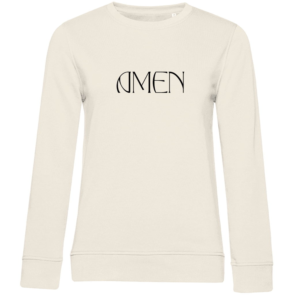 Damen Premium Bio Sweatshirt "Amen" - by-grace.store