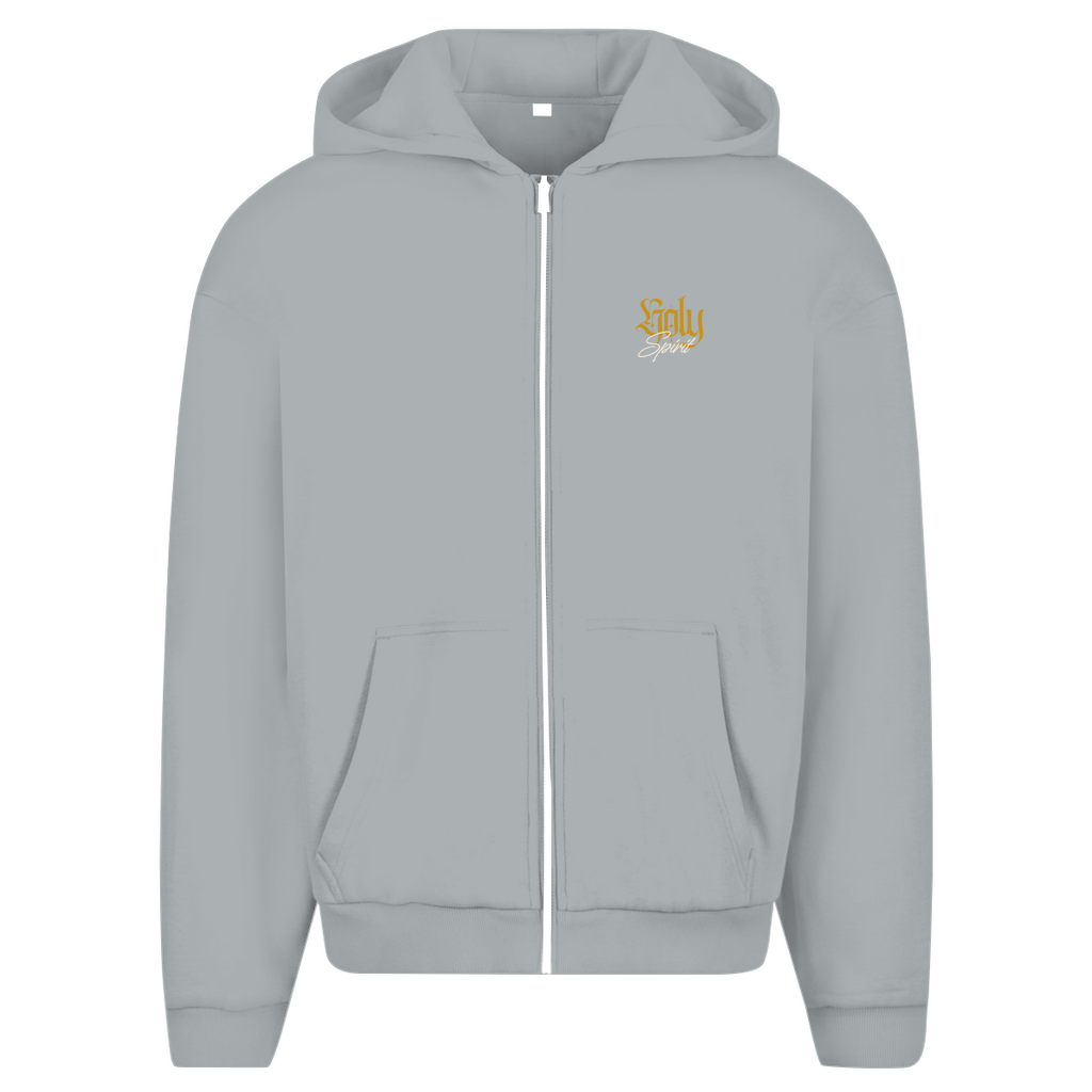 Herren Oversize Zipper Hoodie