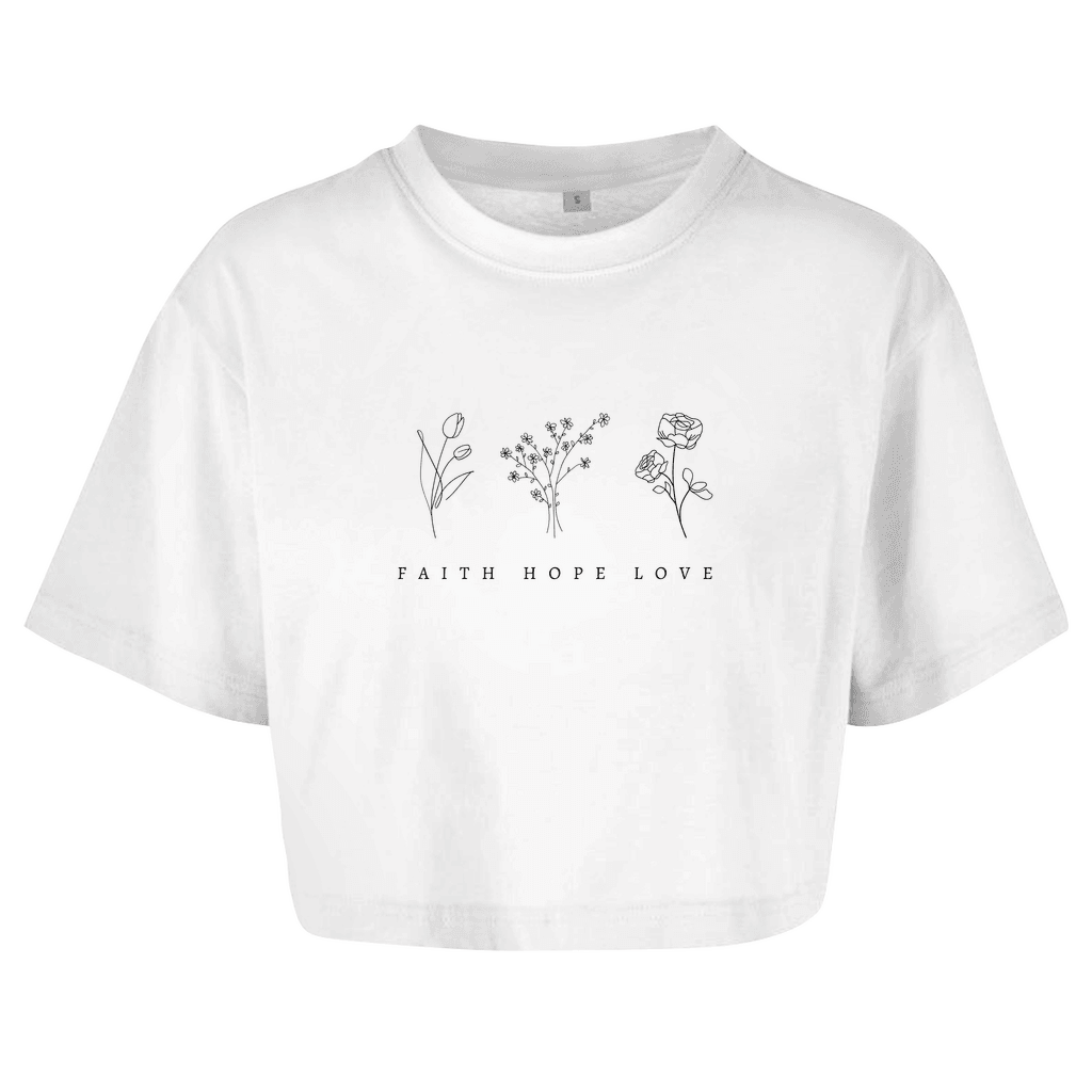 Damen Oversize Crop Top