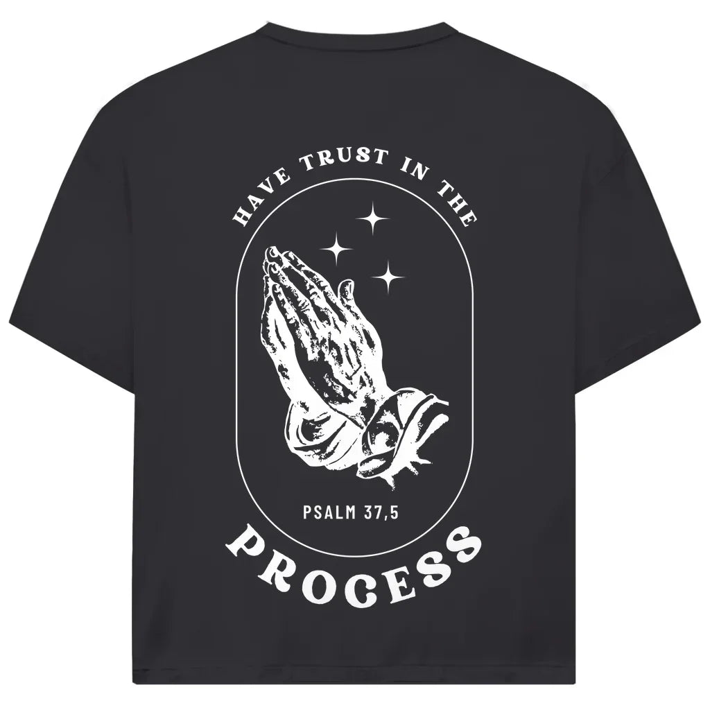 Trust the Process Oversize T-Shirt | Psalm 37:5 | Unisex Bio-Baumwolle