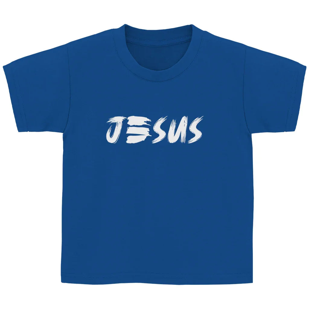 Kinder T-Shirt „JESUS“ – Christliches Statement Shirt für Jungen & Mädchen | byGraceStore