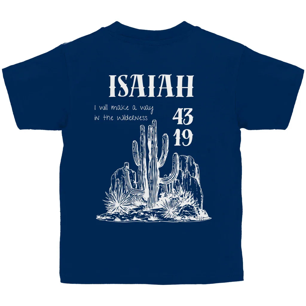 Kinder T-Shirt „Isaiah 43:19“ – Christliches Bibelvers Shirt aus Bio-Baumwolle | byGraceStore