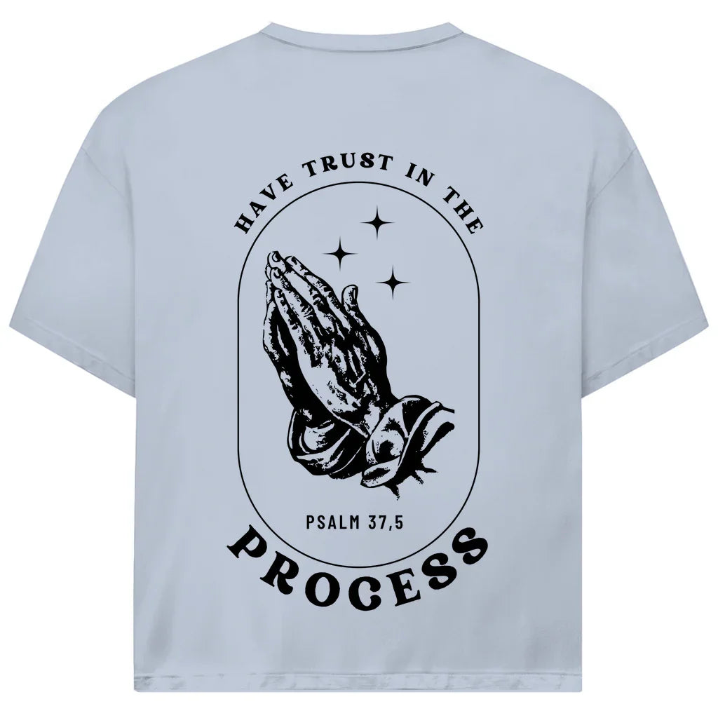 Trust the Process Oversize T-Shirt | Psalm 37:5 | Unisex Bio-Baumwolle