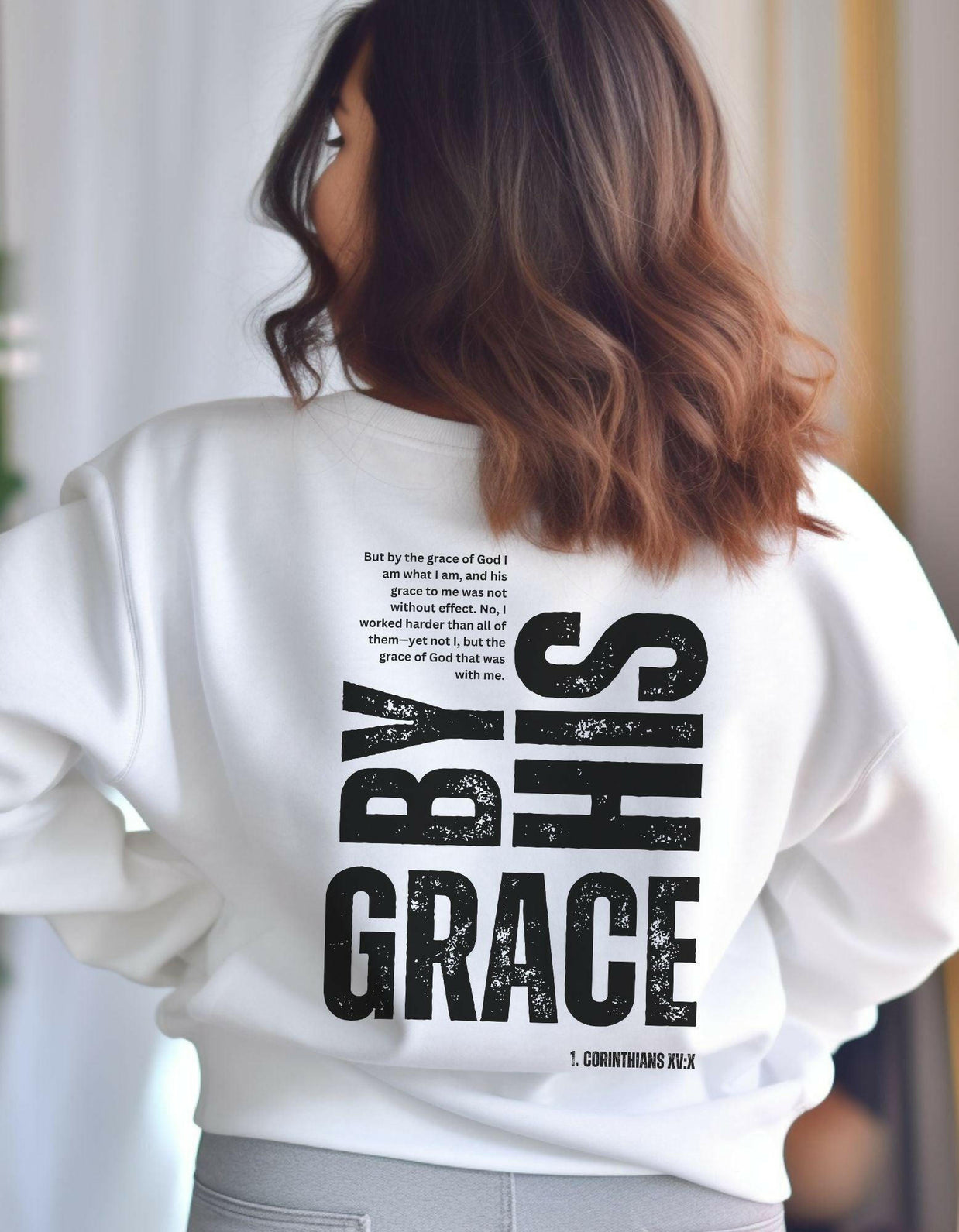 Damen Premium Bio Sweatshirt "Grace" - by-grace.store