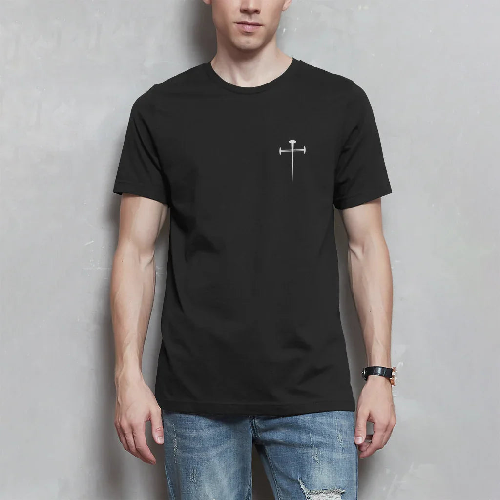 Herren T-Shirt Kreuz - by-grace.store