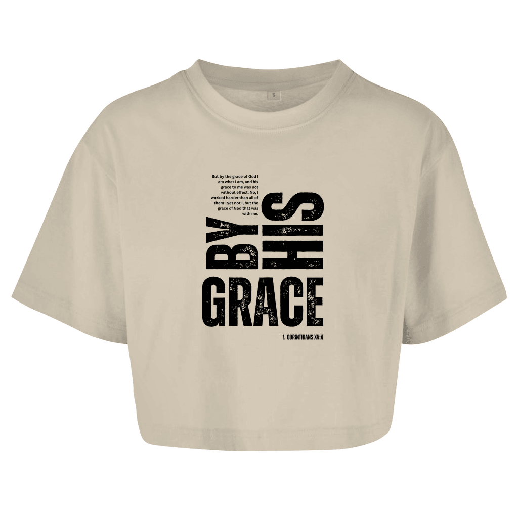 Damen Oversize Crop Top 