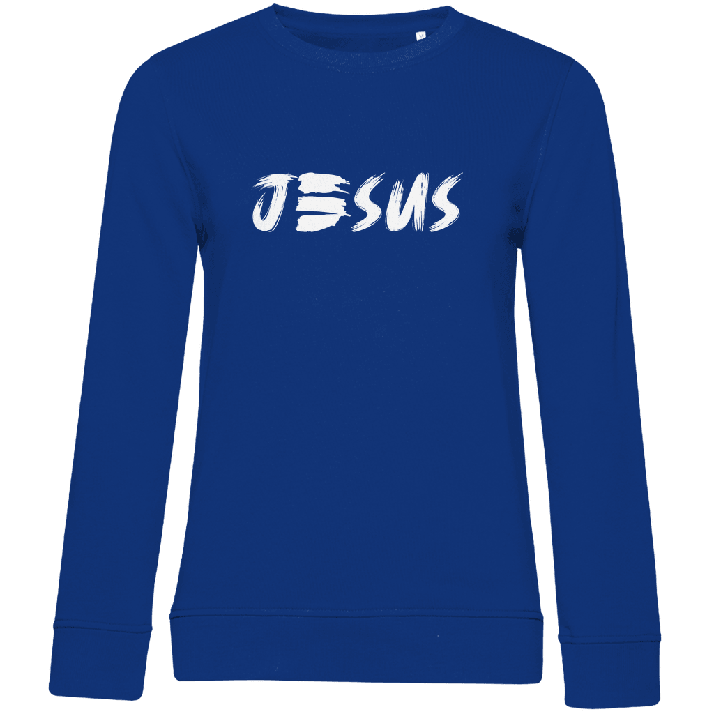 Damen Premium Bio Sweatshirt "JESUS" - by-grace.store