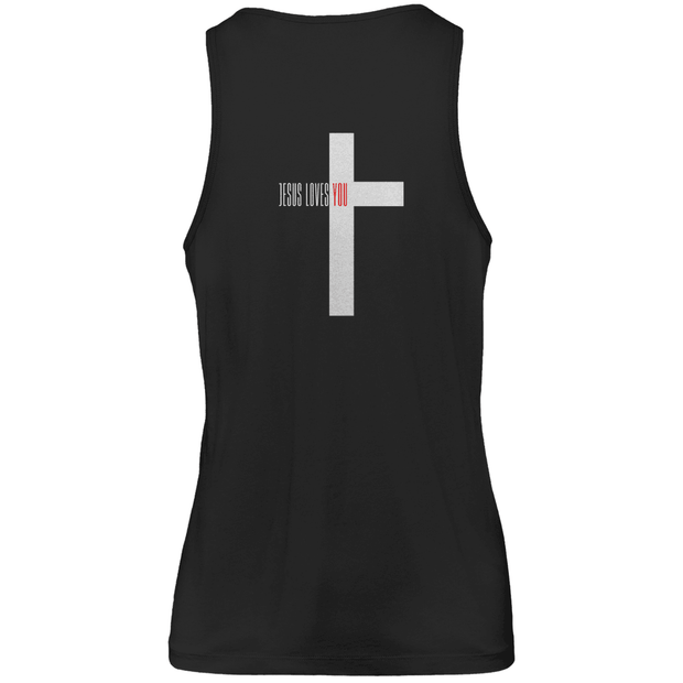Herren Premium Tank Top "Jesus loves you" - by-grace.store