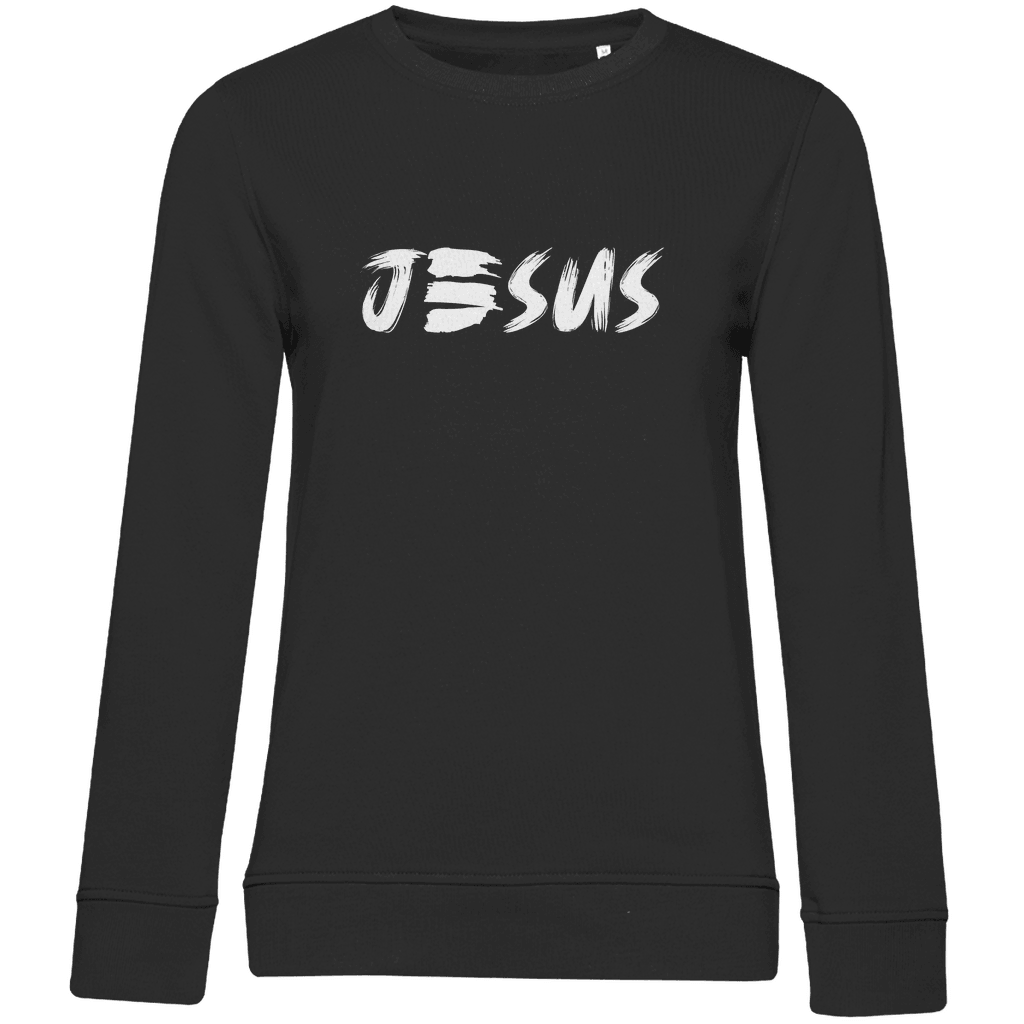 Damen Premium Bio Sweatshirt "JESUS" - by-grace.store