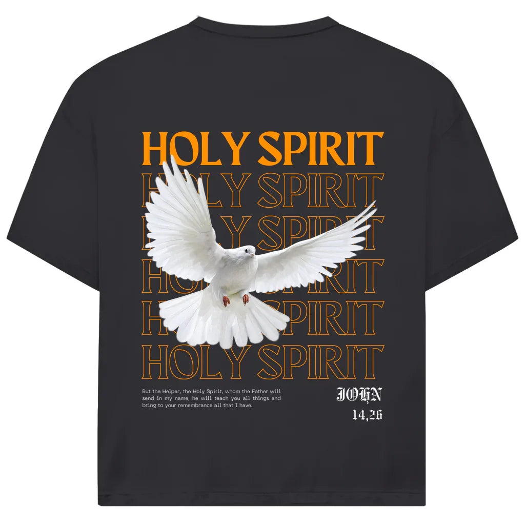 Holy Spirit Oversize T-Shirt | Vorder- & Rückendruck mit Friedenstaube | JJ Streetwear