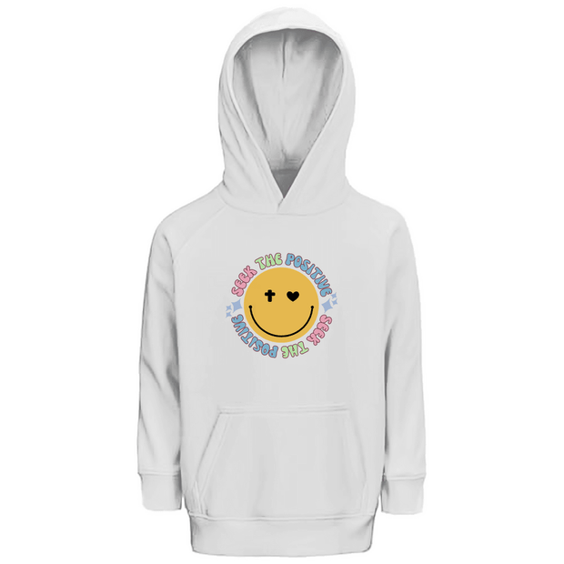 Kinder Premium Bio Hoodie "Seek the Positive" - by-grace.store