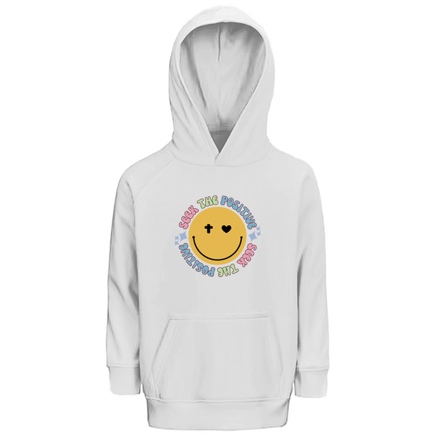 Kinder Premium Bio Hoodie "Seek the Positive" - by-grace.store