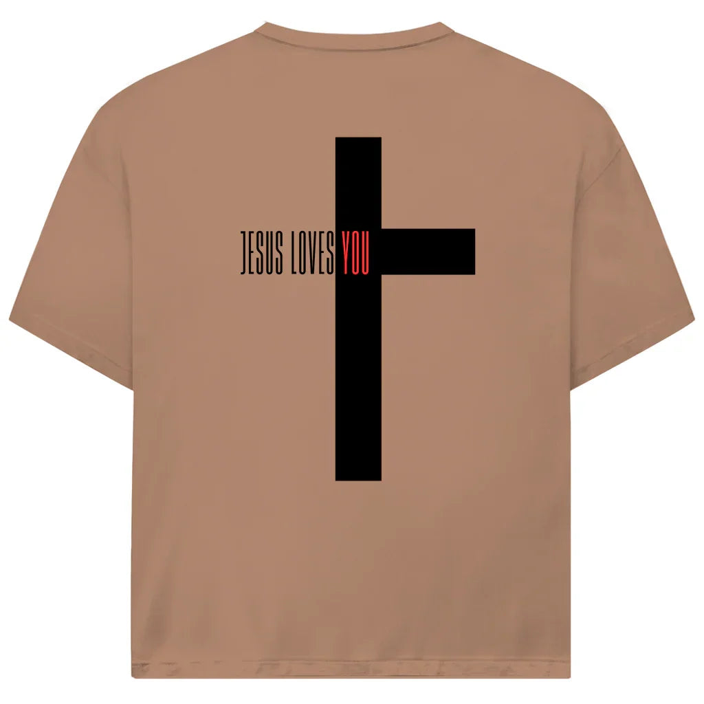 Jesus Lives Cross Oversize T-Shirt | JJ Streetwear