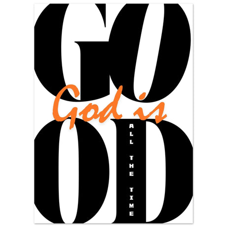 Poster "God is Good" - by-grace.store