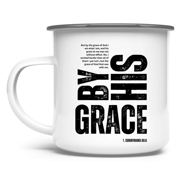 Emaille Tasse "Grace" - by-grace.store