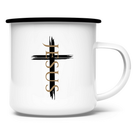Emaille Tasse 