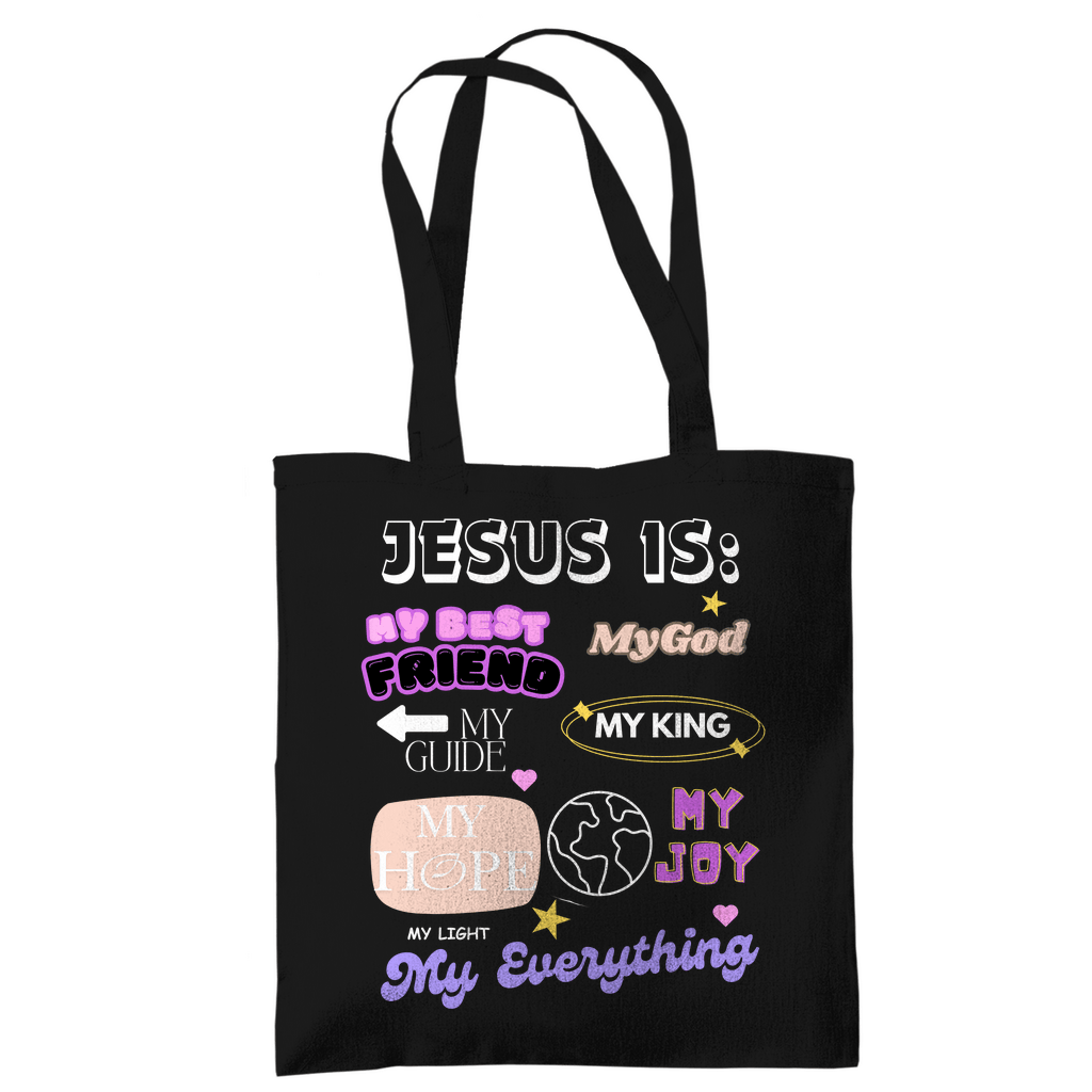 Tragetasche "Jesus is" - by-grace.store
