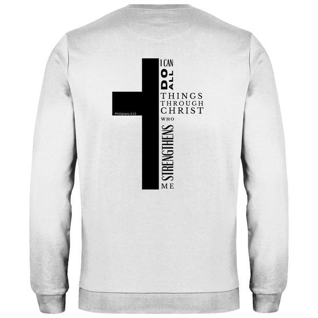 Herren Sweatshirt "I can do all" - by-grace.store