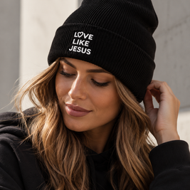Love Like Jesus Beanie – Christliche Strickmütze Unisex