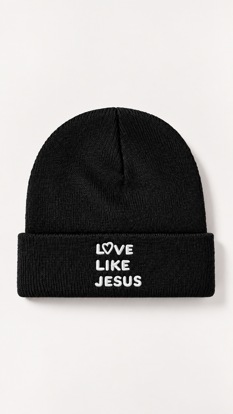 Love Like Jesus Beanie – Christliche Strickmütze Unisex
