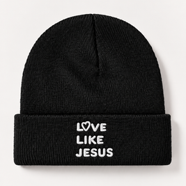 Love Like Jesus Beanie – Christliche Strickmütze Unisex