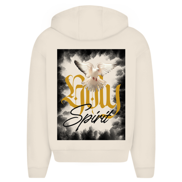 Herren Oversize Zipper Hoodie "Holy Spirit" - by-grace.store