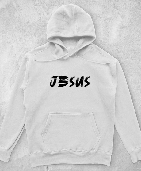 Unisex Oversize Hoodie "JESUS" - by-grace.store