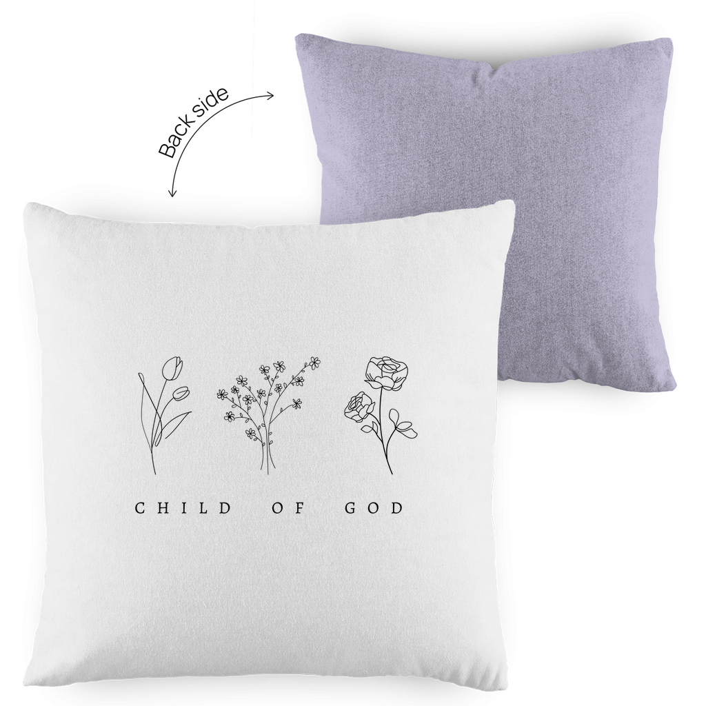 Kopfkissen zweifarbig "Child of God" - by-grace.store