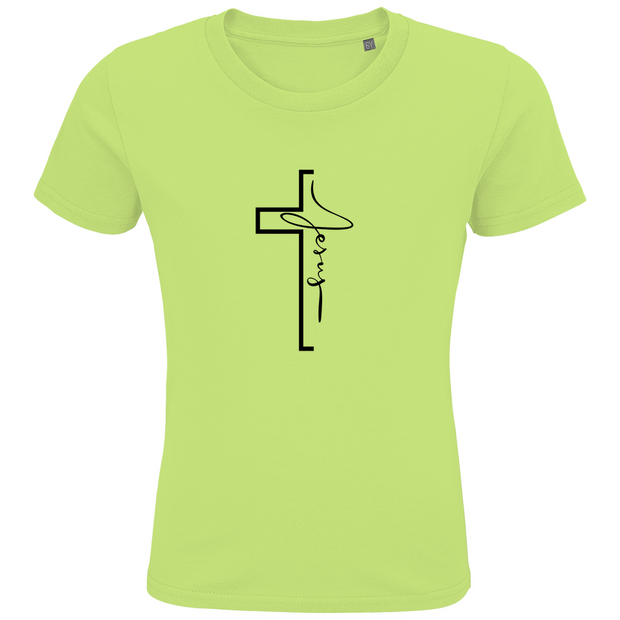 Kids Premium Bio T-Shirt "Jesus Cross" - by-grace.store