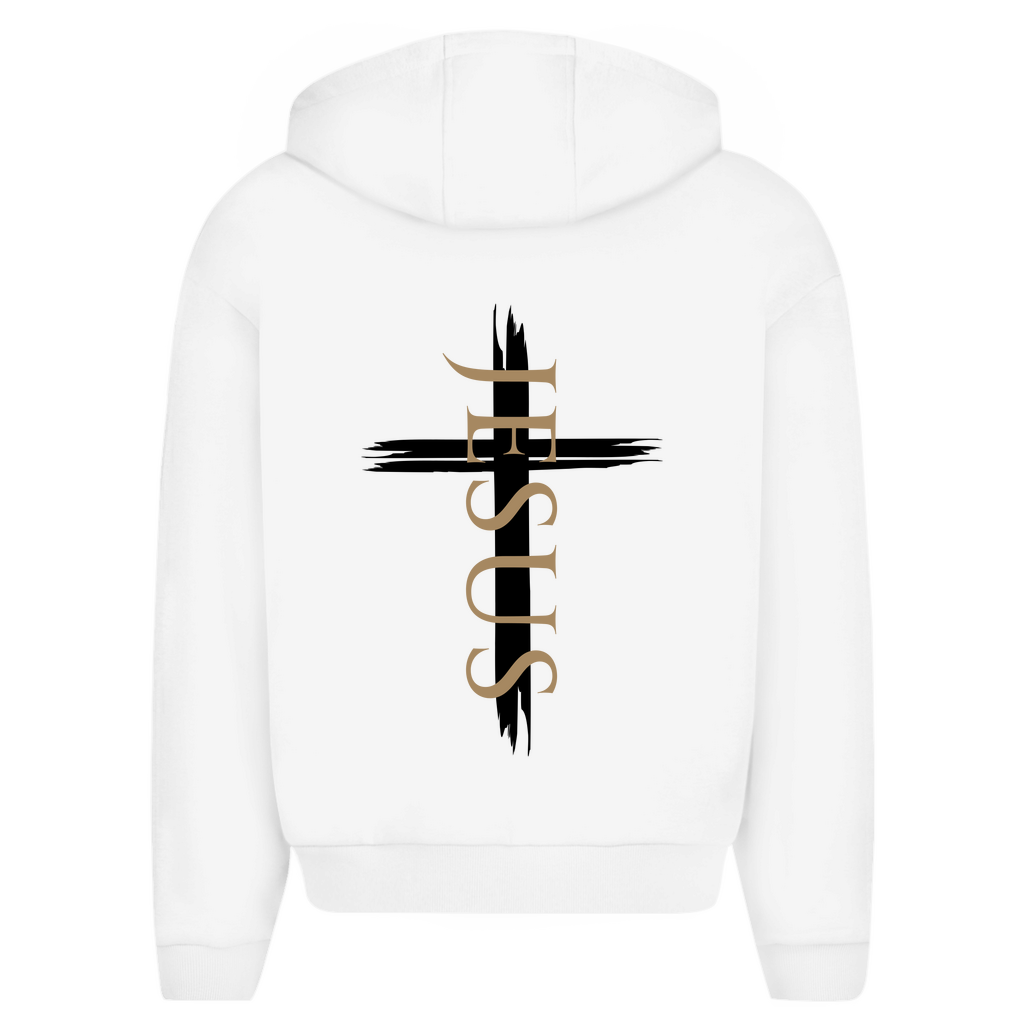 Herren Oversize Zipper Hoodie 