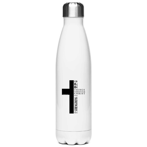 Edelstahl-Thermoflasche "I can do all" - by-grace.store