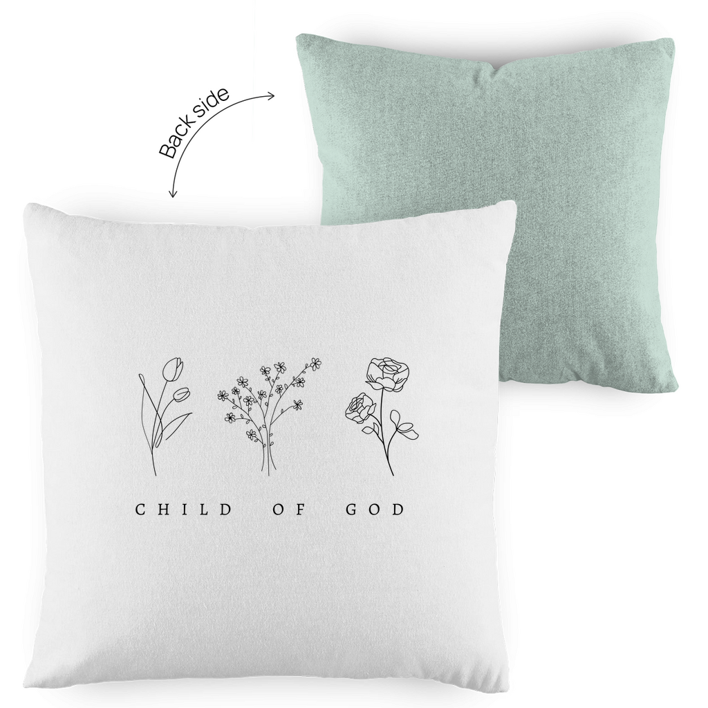 Kopfkissen zweifarbig "Child of God" - by-grace.store