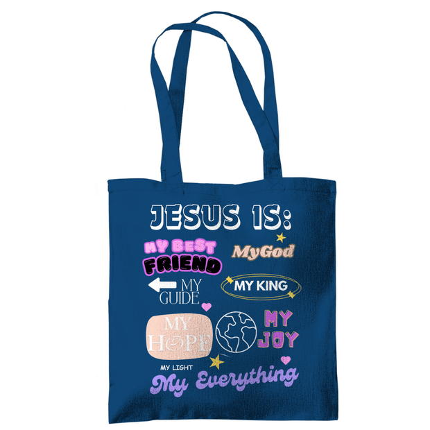 Tragetasche "Jesus is" - by-grace.store