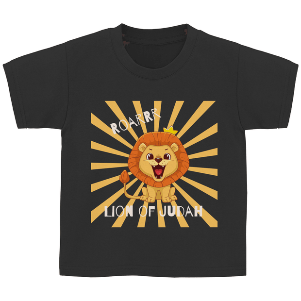 Kinder Basic T-Shirt "Roar" - by-grace.store
