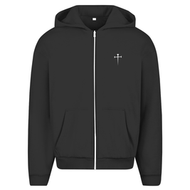 Herren Oversize Zipper Hoodie 