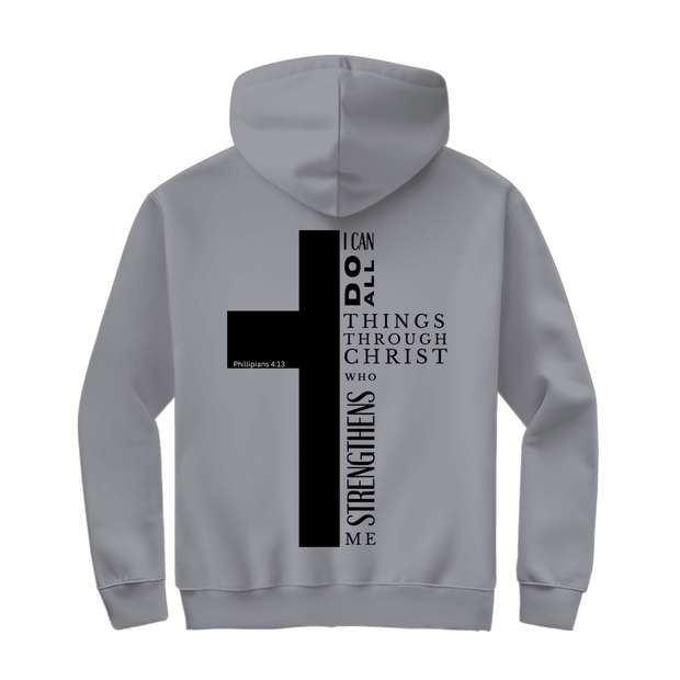 Herren Zipper Hoodie "I can do all" - by-grace.store