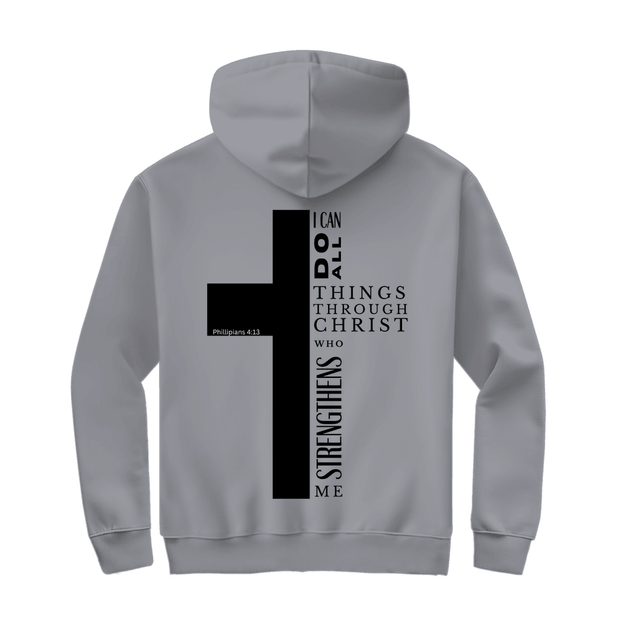 Herren Zipper Hoodie "I can do all" - by-grace.store