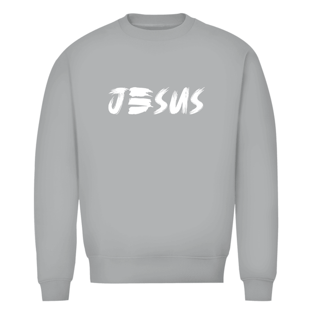 Herren Premium Bio Sweatshirt "JESUS" - by-grace.store