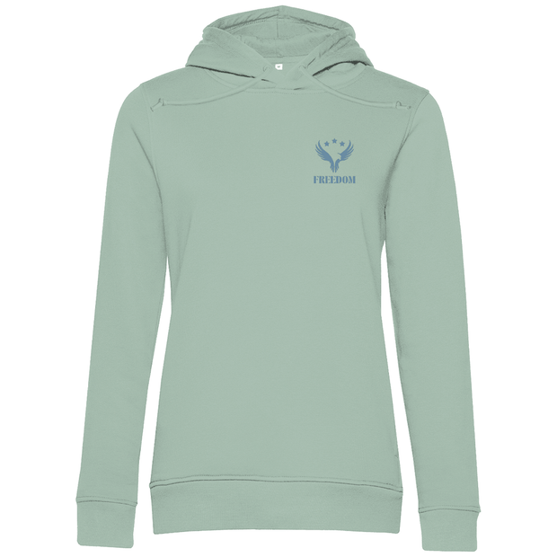 Damen Premium Bio Hoodie "Freedom" - by-grace.store