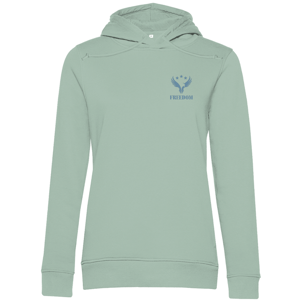Damen Premium Bio Hoodie "Freedom" - by-grace.store