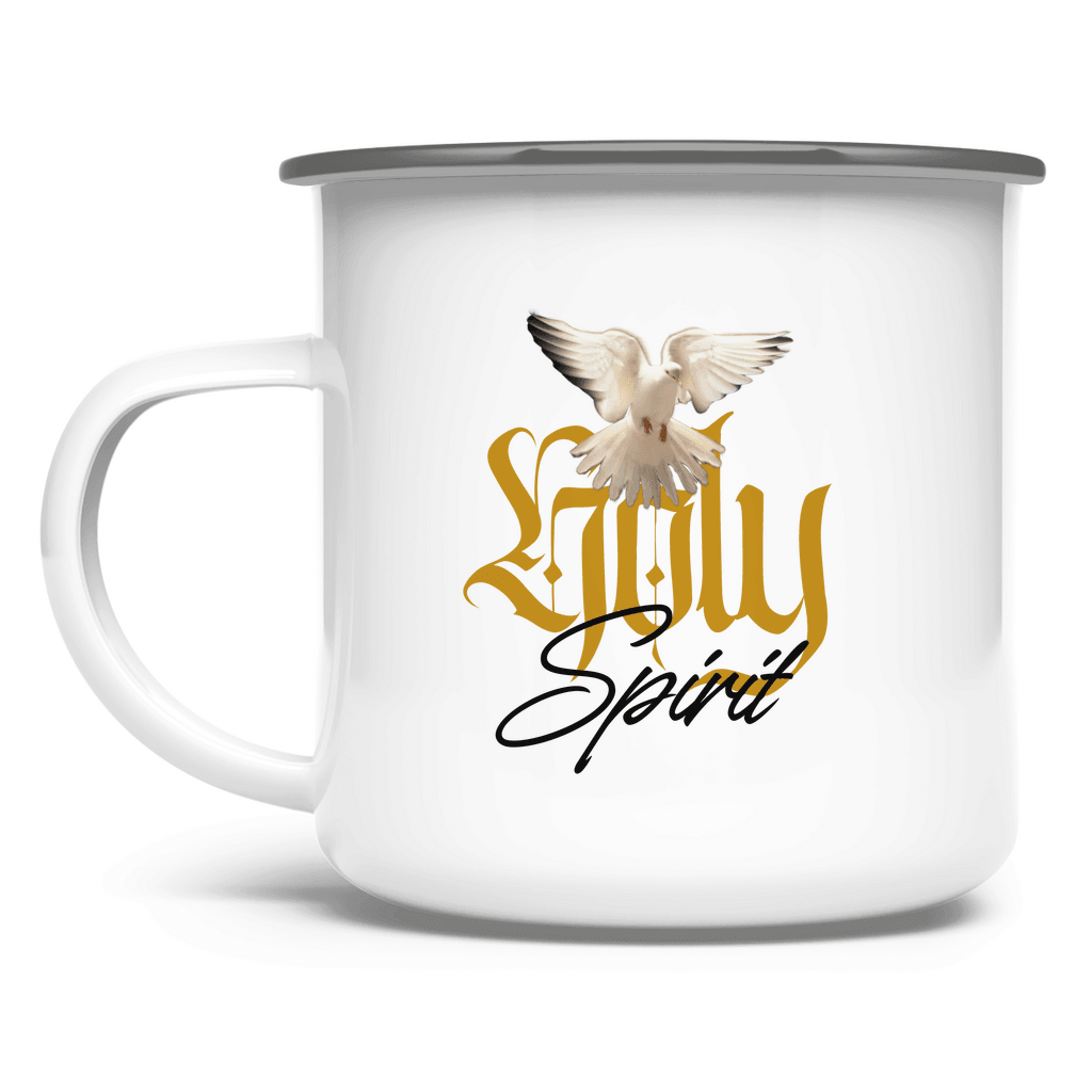 Emaille Tasse "Holy Spirit" - by-grace.store