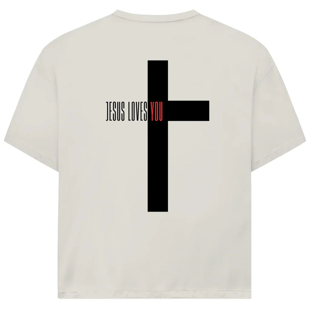 Jesus Lives Cross Oversize T-Shirt | JJ Streetwear