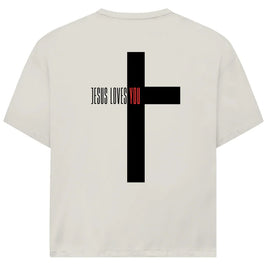 Jesus Lives Cross Oversize T-Shirt | JJ Streetwear