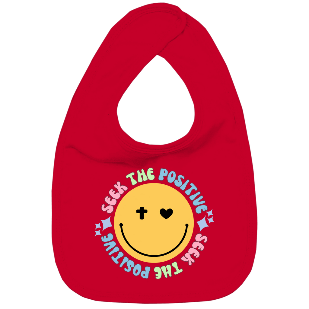Kinder Bio Lätzchen "Seek the Positive" - by-grace.store