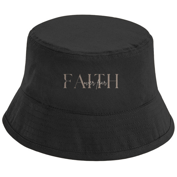 Bucket Hat "Faith over Fear" - by-grace.store