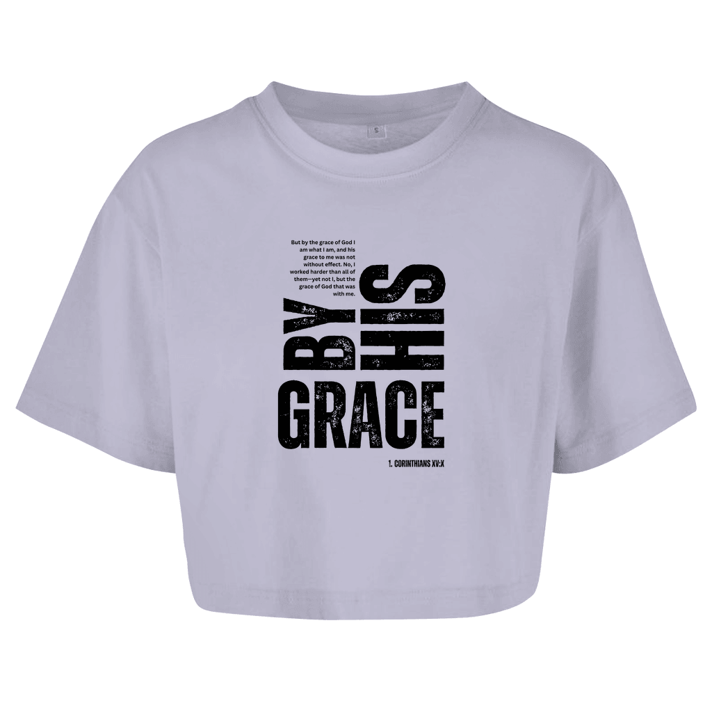 Damen Oversize Crop Top 