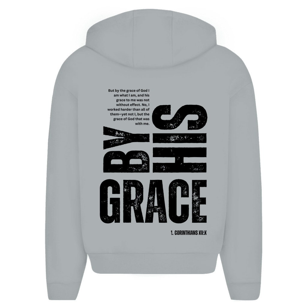 Herren Oversize Zipper Hoodie 